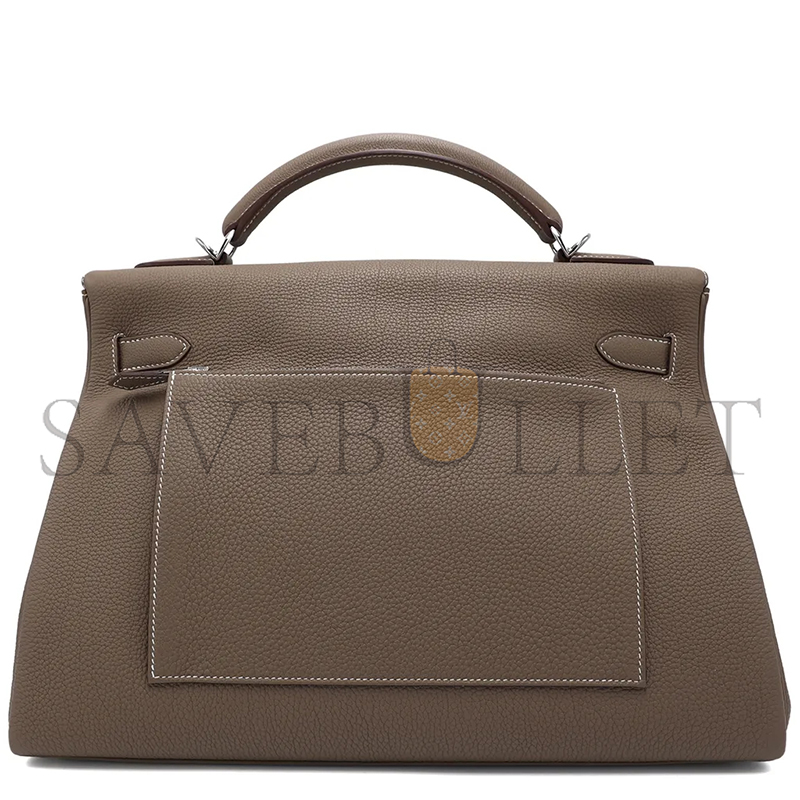 HERMES TOGO MAXI KELLY 42 RETOURNE PALLADIUM HARDWARE 19276 (42*27*17cm)